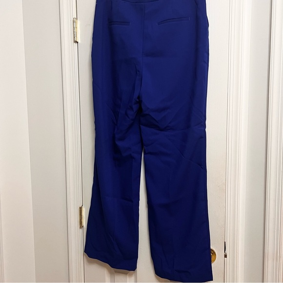 Cobalt Blue Rachel Zoe New Trousers |10 Straight leg, zip front - Picture 5 of 7
